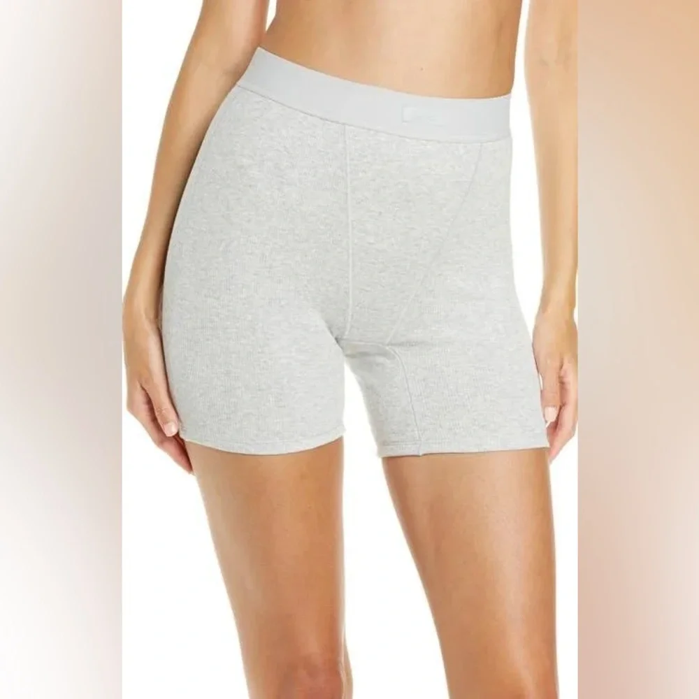 Skims Cotton Rib Boxer - Picture 2 of 12